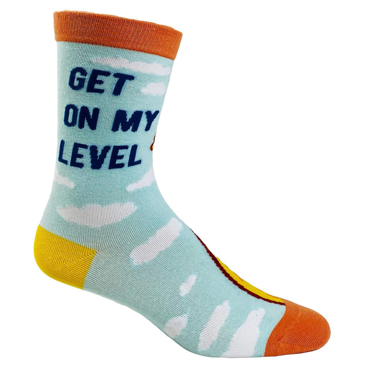Women's Get On My Level Socks - Crazy Dog T-Shirts