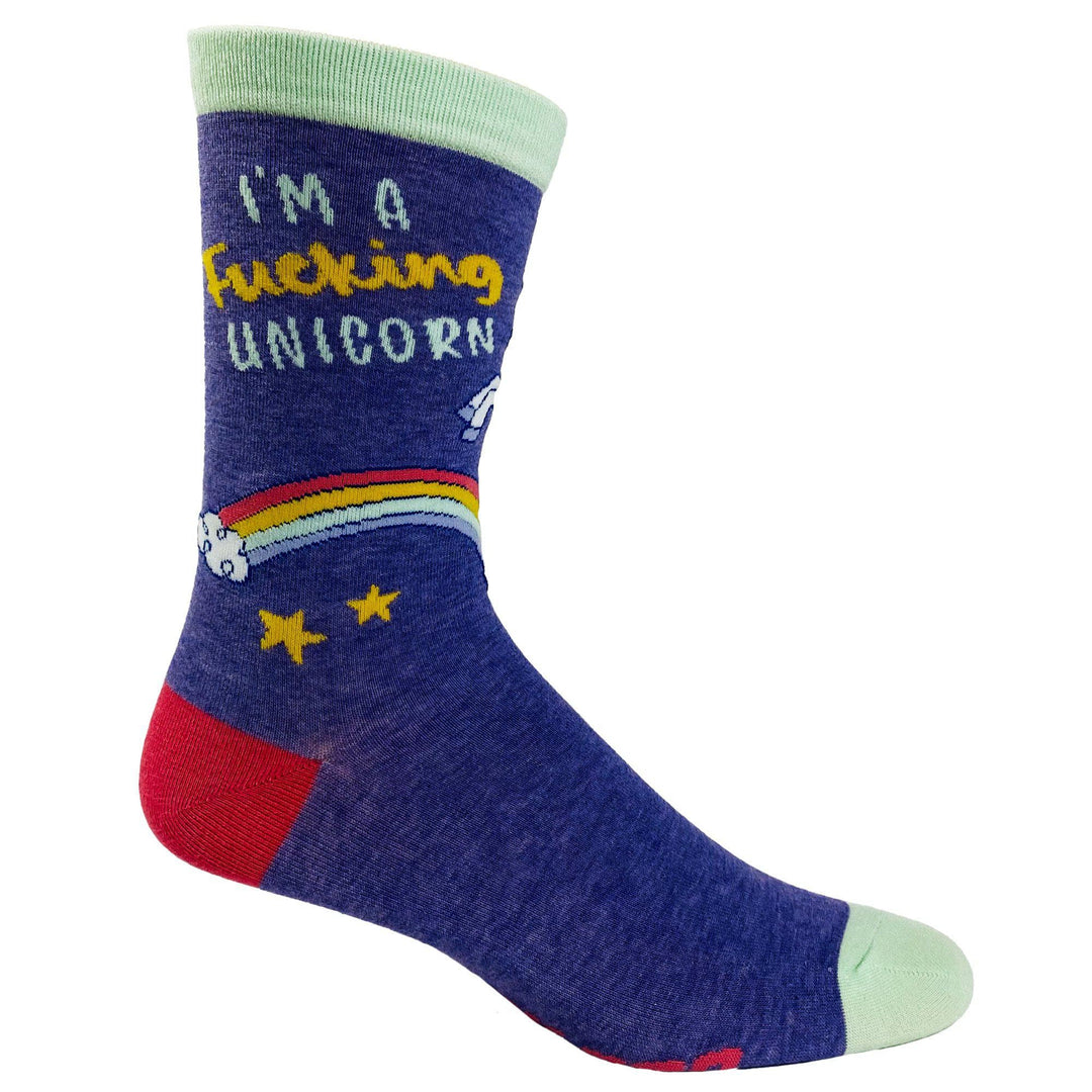 Women's I'm A Fucking Unicorn Socks - Crazy Dog T-Shirts