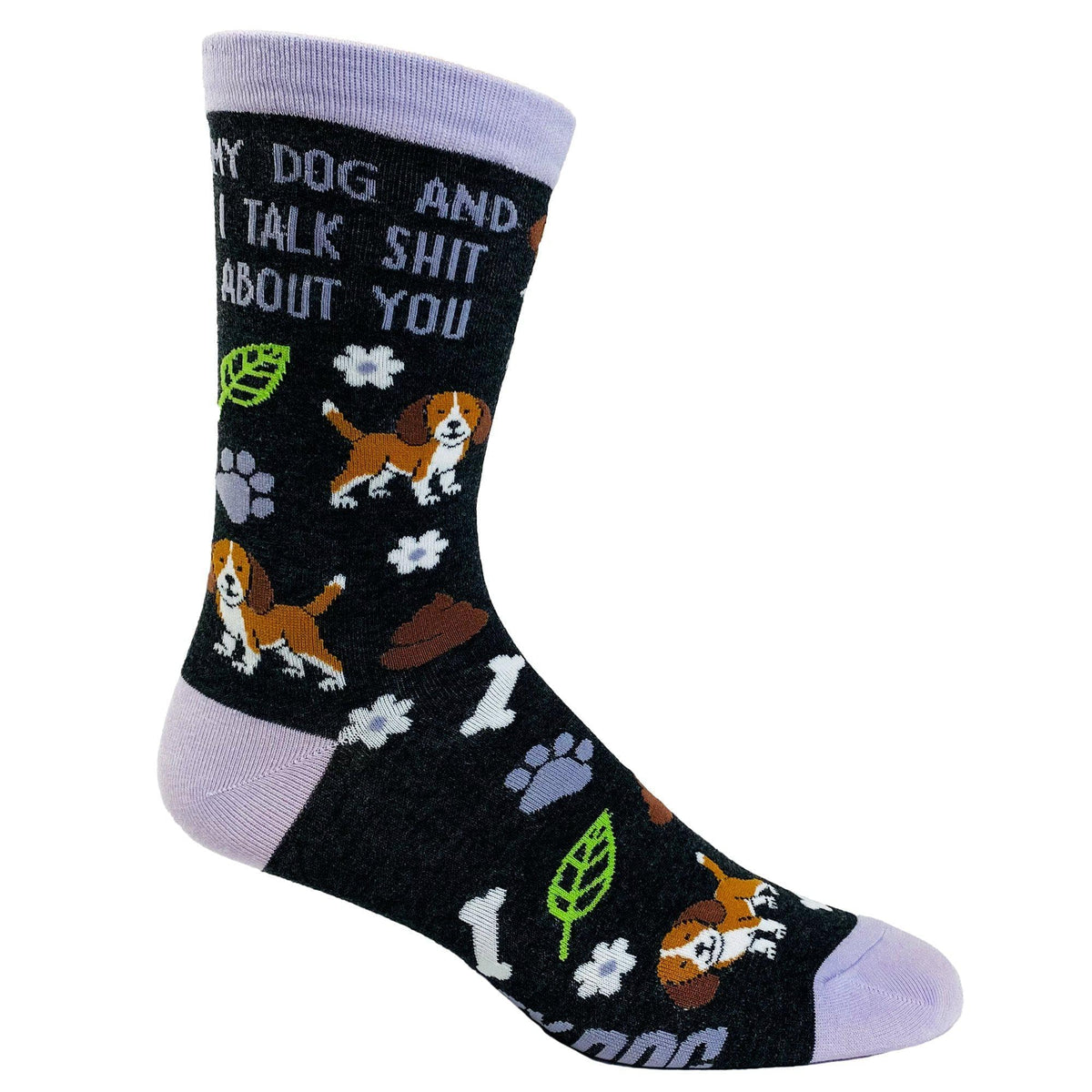 Women&#39;s My Dog And I Talk Shit About You Socks - Crazy Dog T-Shirts