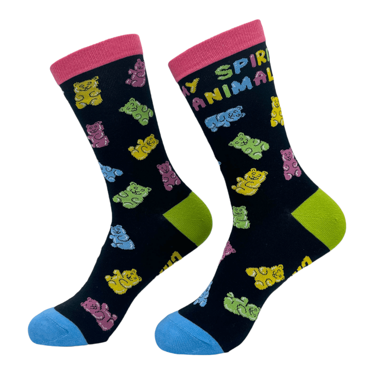 Women&#39;s My Spirit Animal Gummy Bear Socks  -  Crazy Dog T-Shirts
