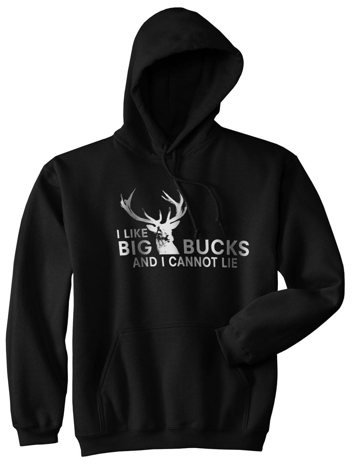 I Like Big Bucks Hoodie - Crazy Dog T-Shirts