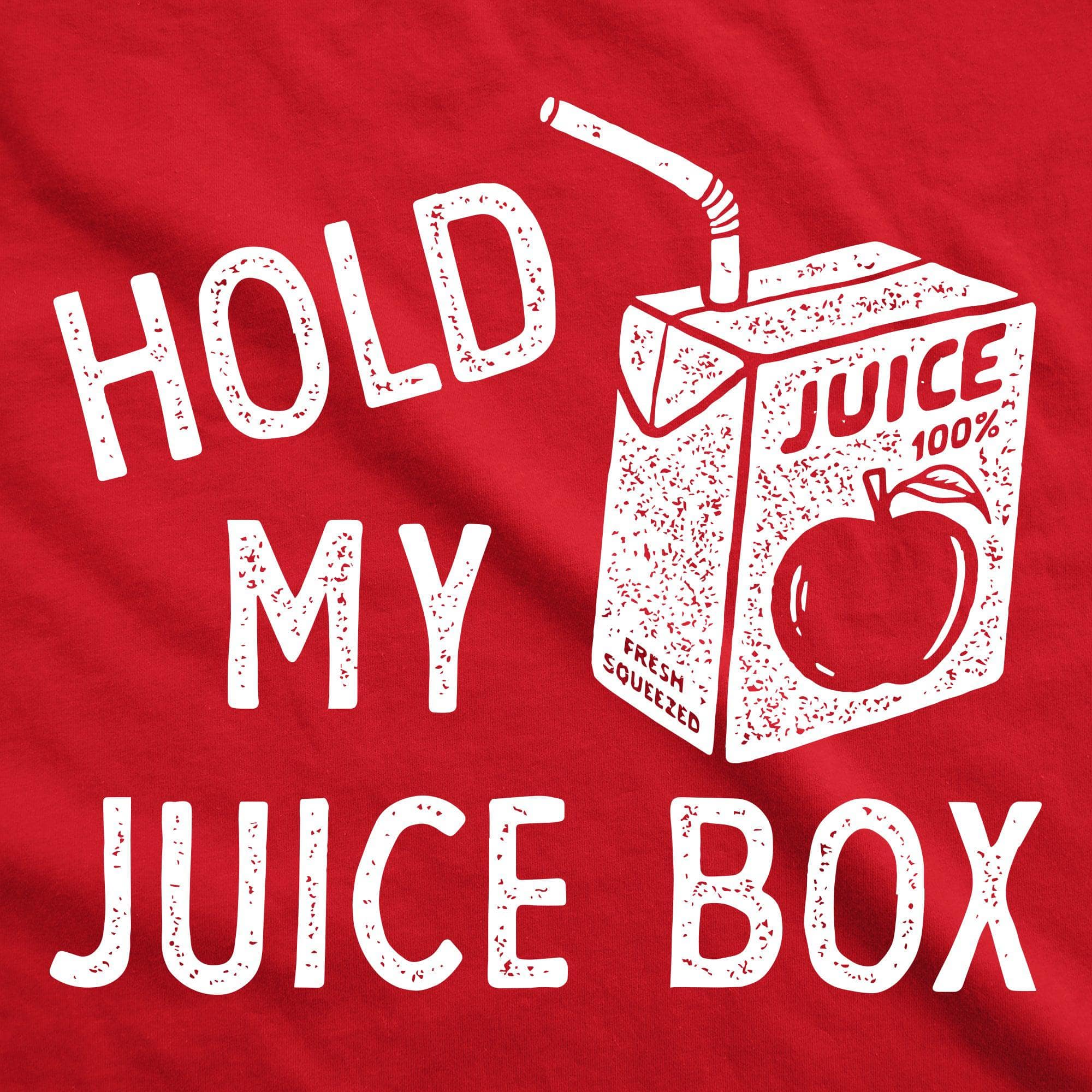 Hold My Juice Box Baby Bodysuit  -  Crazy Dog T-Shirts