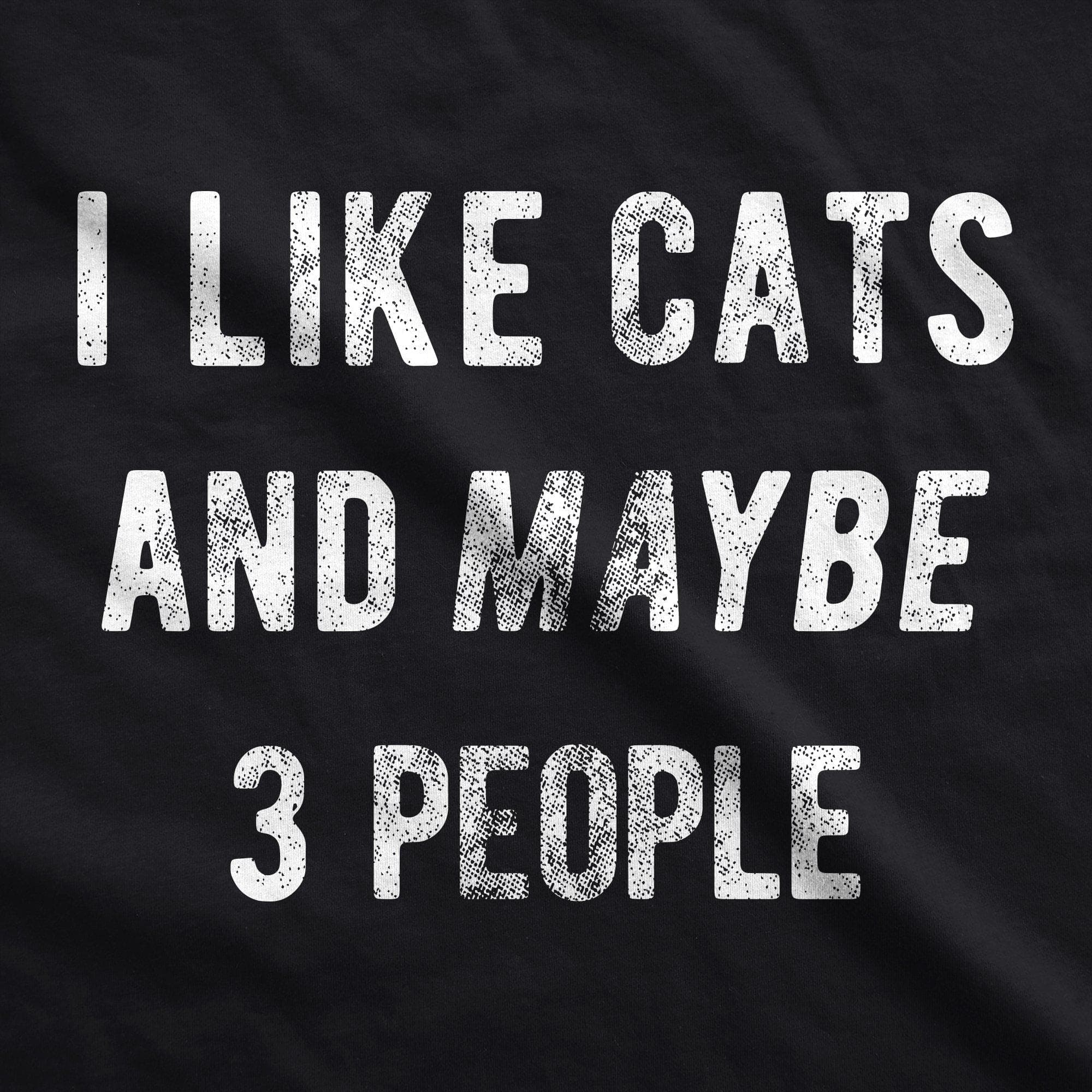 I Like Cats And Maybe 3 People Face Mask Mask - Crazy Dog T-Shirts