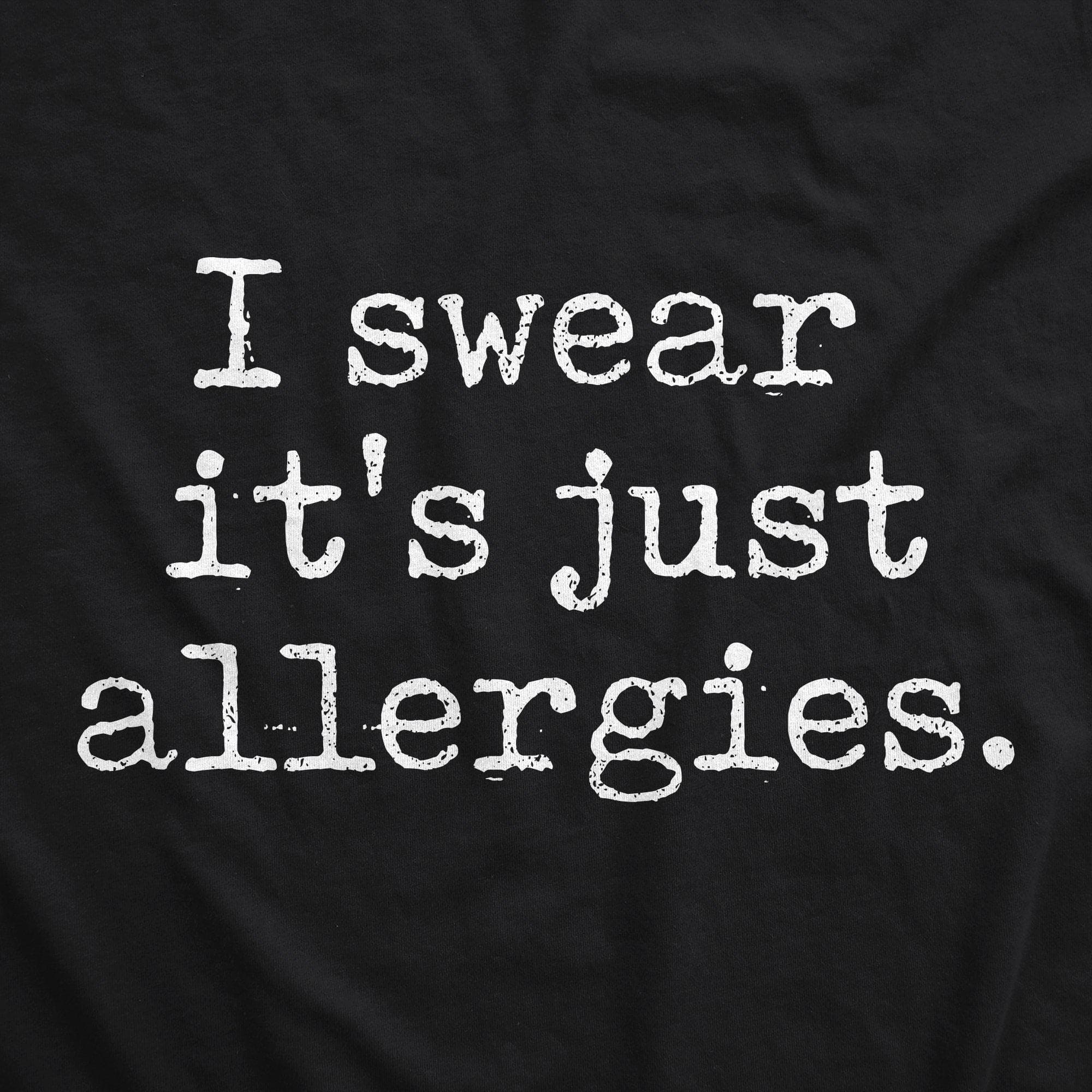 I Swear It's Just Allergies Face Mask Mask - Crazy Dog T-Shirts