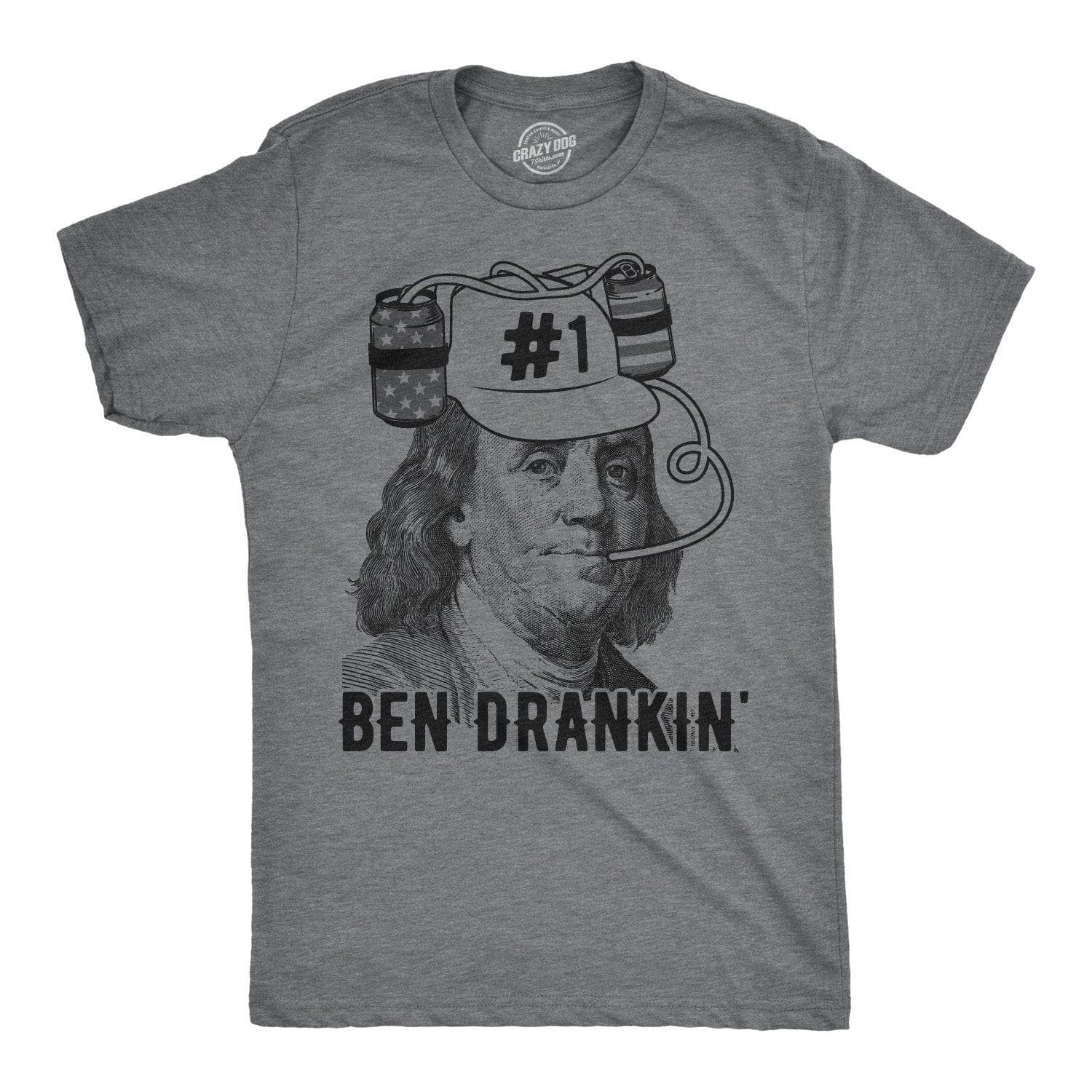 Ben Drankin Men's Tshirt - Crazy Dog T-Shirts