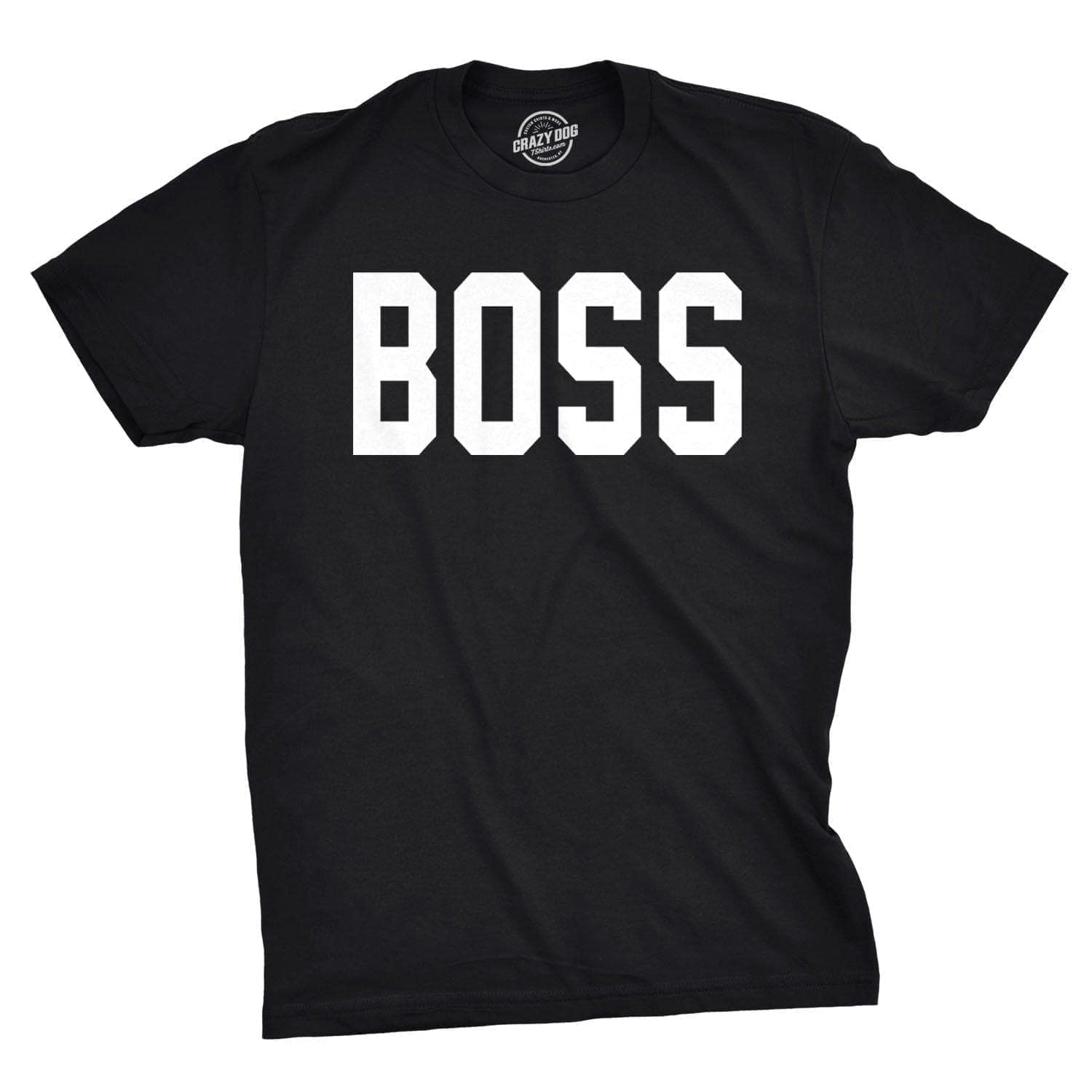 Boss Men's Tshirt  -  Crazy Dog T-Shirts