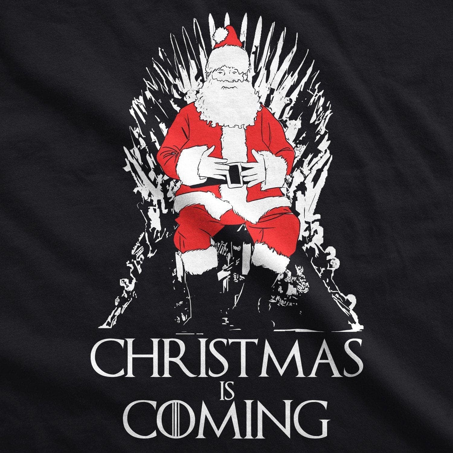 Christmas Is Coming Men's Tshirt - Crazy Dog T-Shirts