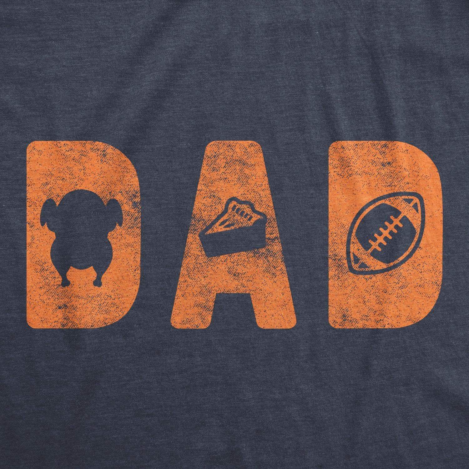 Dad Thanksgiving Men's Tshirt - Crazy Dog T-Shirts