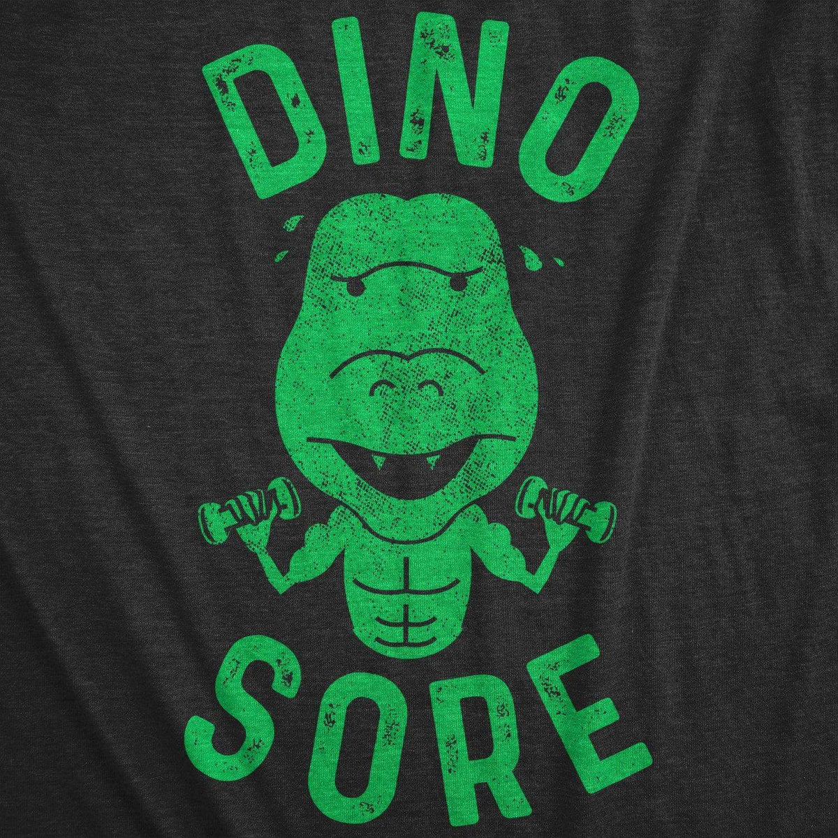 Dino Sore Men&#39;s Tshirt - Crazy Dog T-Shirts