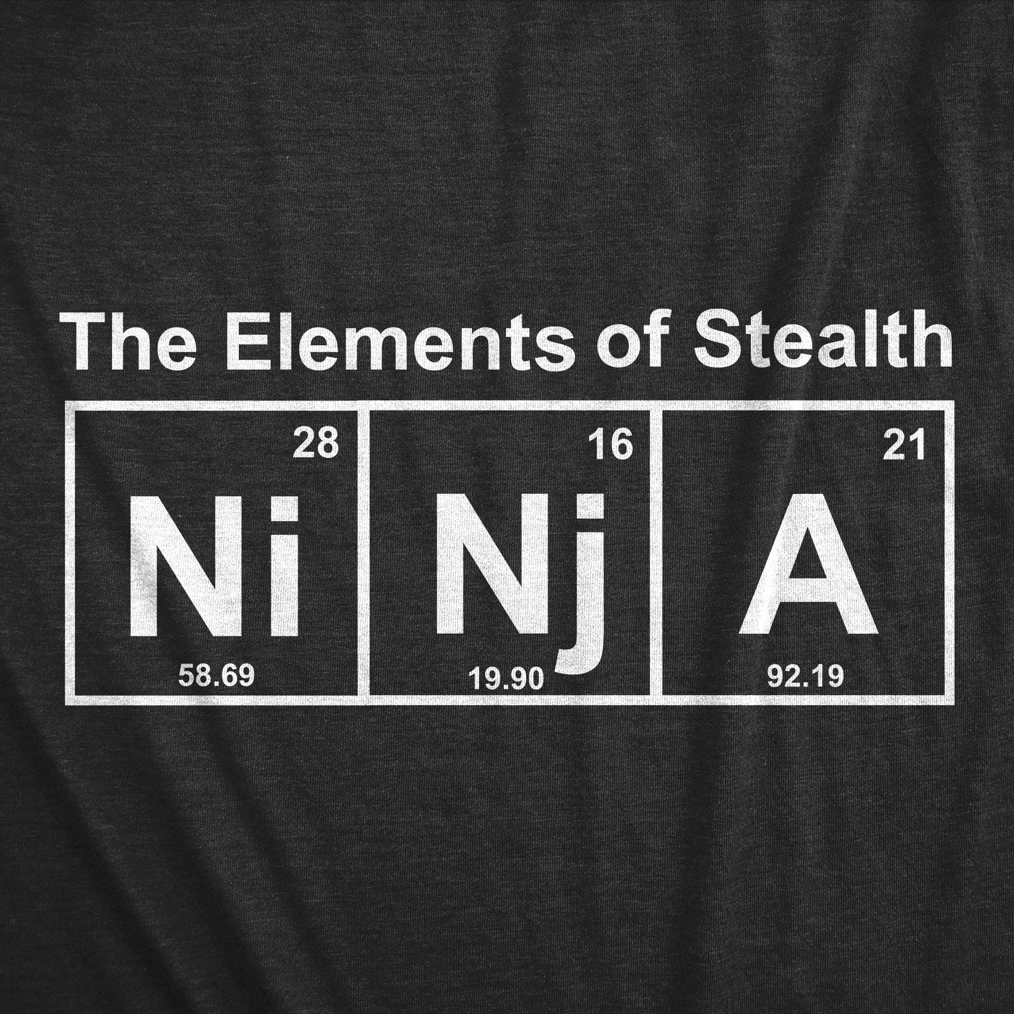 Element of Stealth Men's Tshirt  -  Crazy Dog T-Shirts
