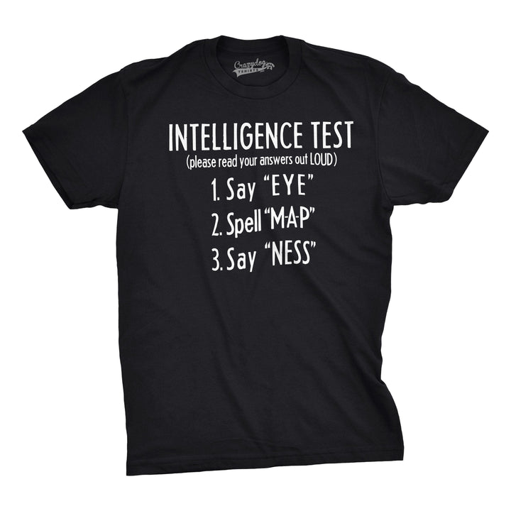 Eye Map Ness Men's Tshirt  -  Crazy Dog T-Shirts