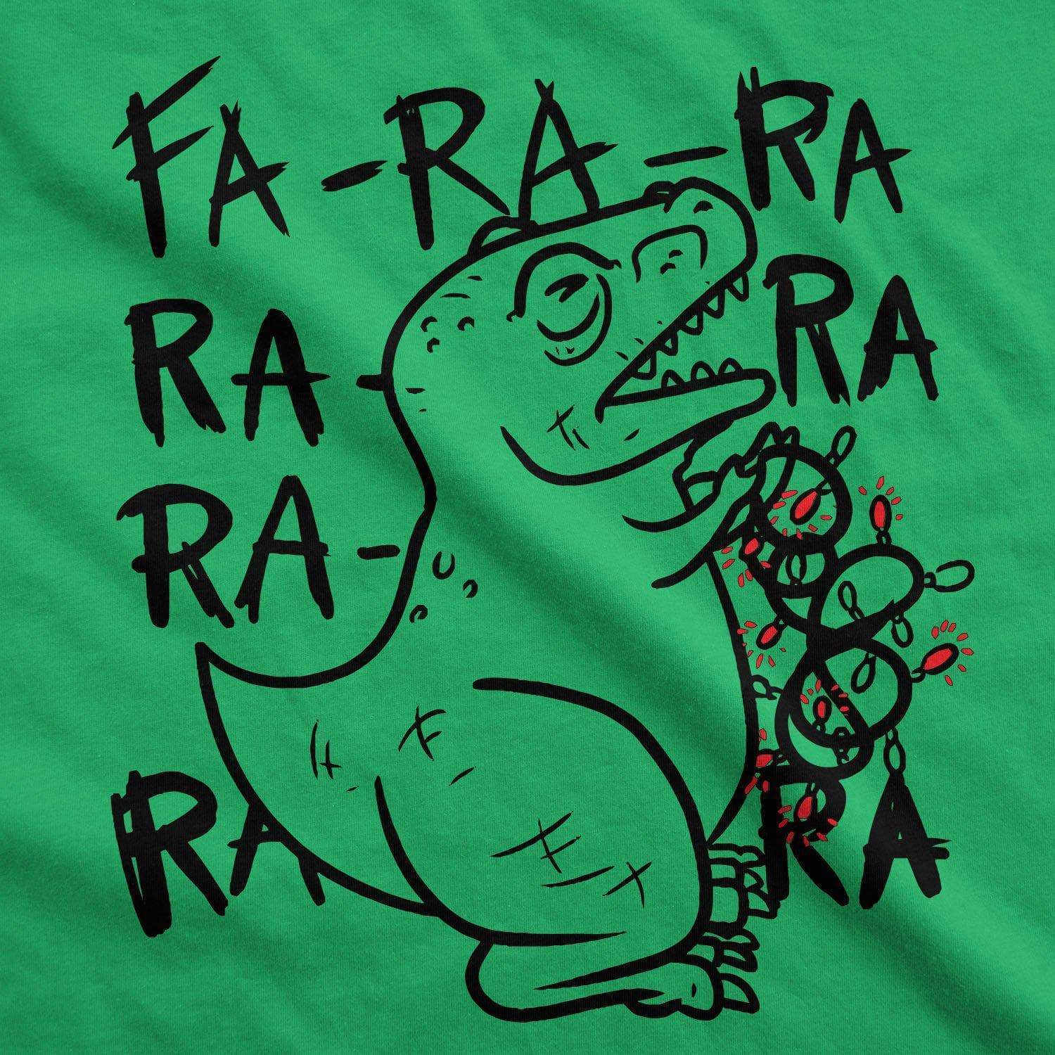 Fa Ra Ra Ra Ra T-Rex Men's Tshirt - Crazy Dog T-Shirts