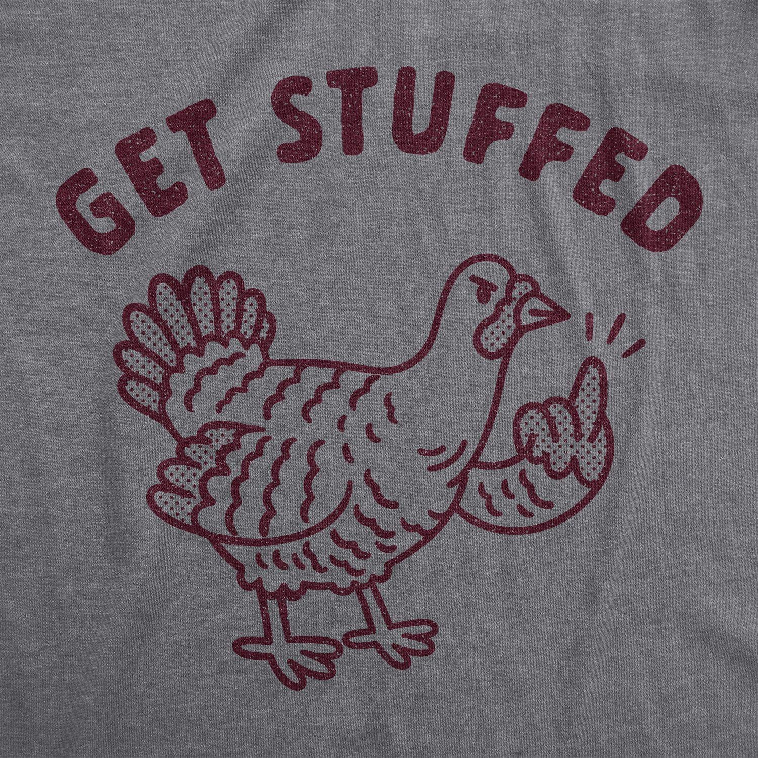 Get Stuffed Men's Tshirt - Crazy Dog T-Shirts