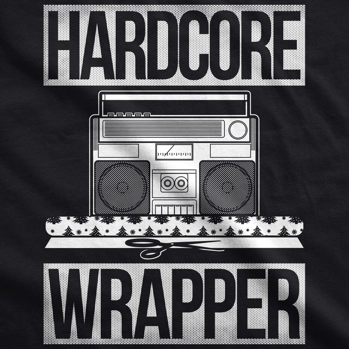 Hardcore Wrapper Men&#39;s Tshirt - Crazy Dog T-Shirts