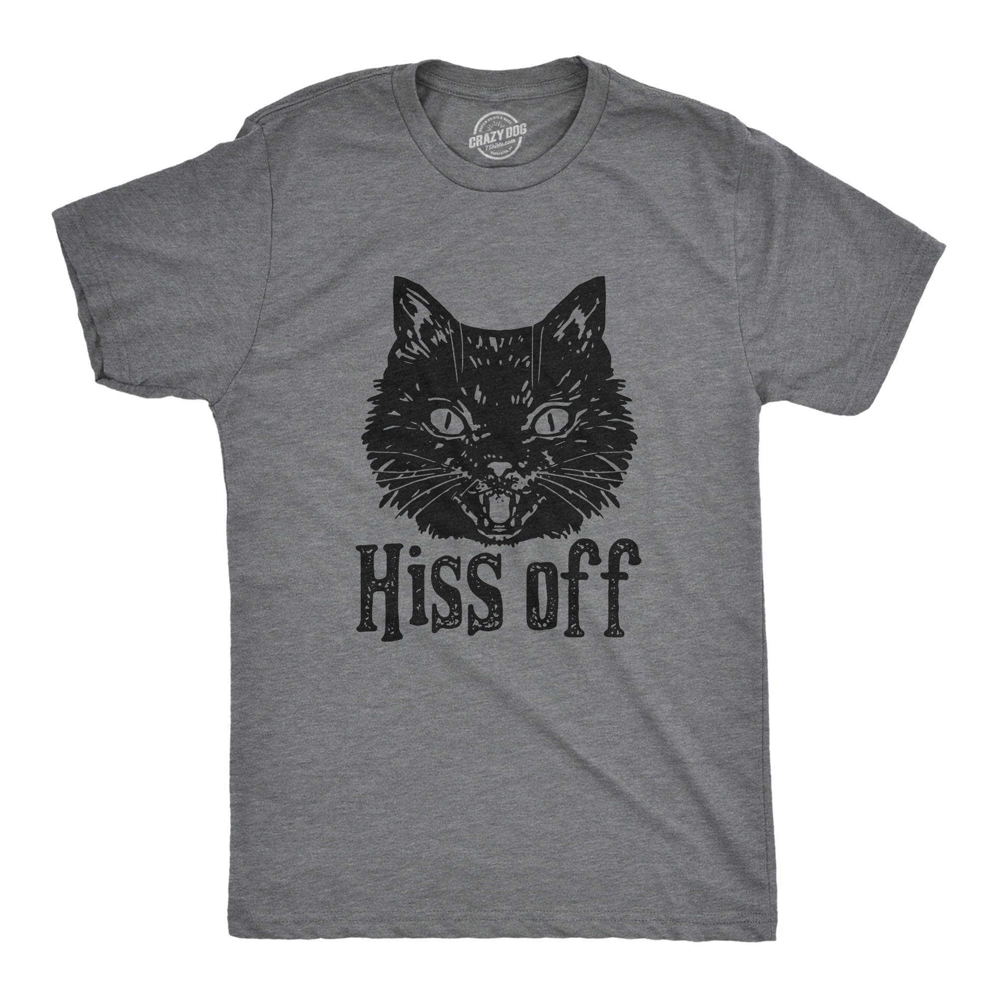 Hiss Off Men's Tshirt  -  Crazy Dog T-Shirts