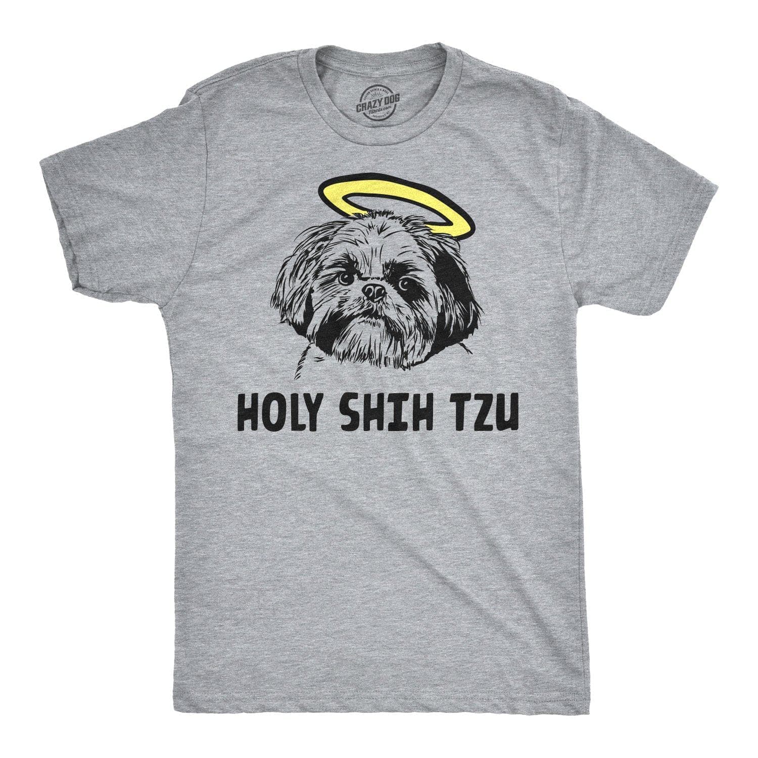 Holy Shih Tzu Men's Tshirt  -  Crazy Dog T-Shirts