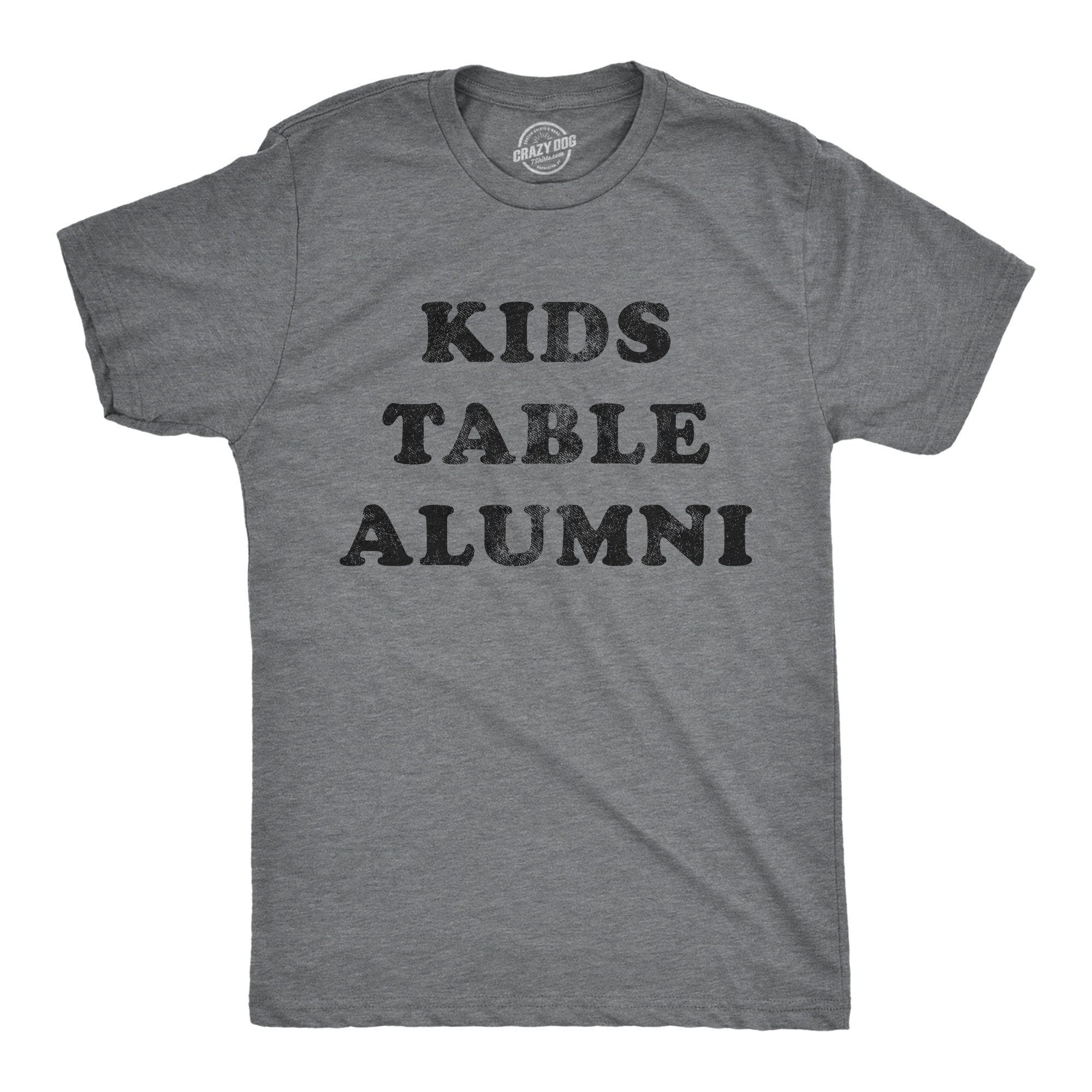 Kids Table Alumni Men's Tshirt - Crazy Dog T-Shirts