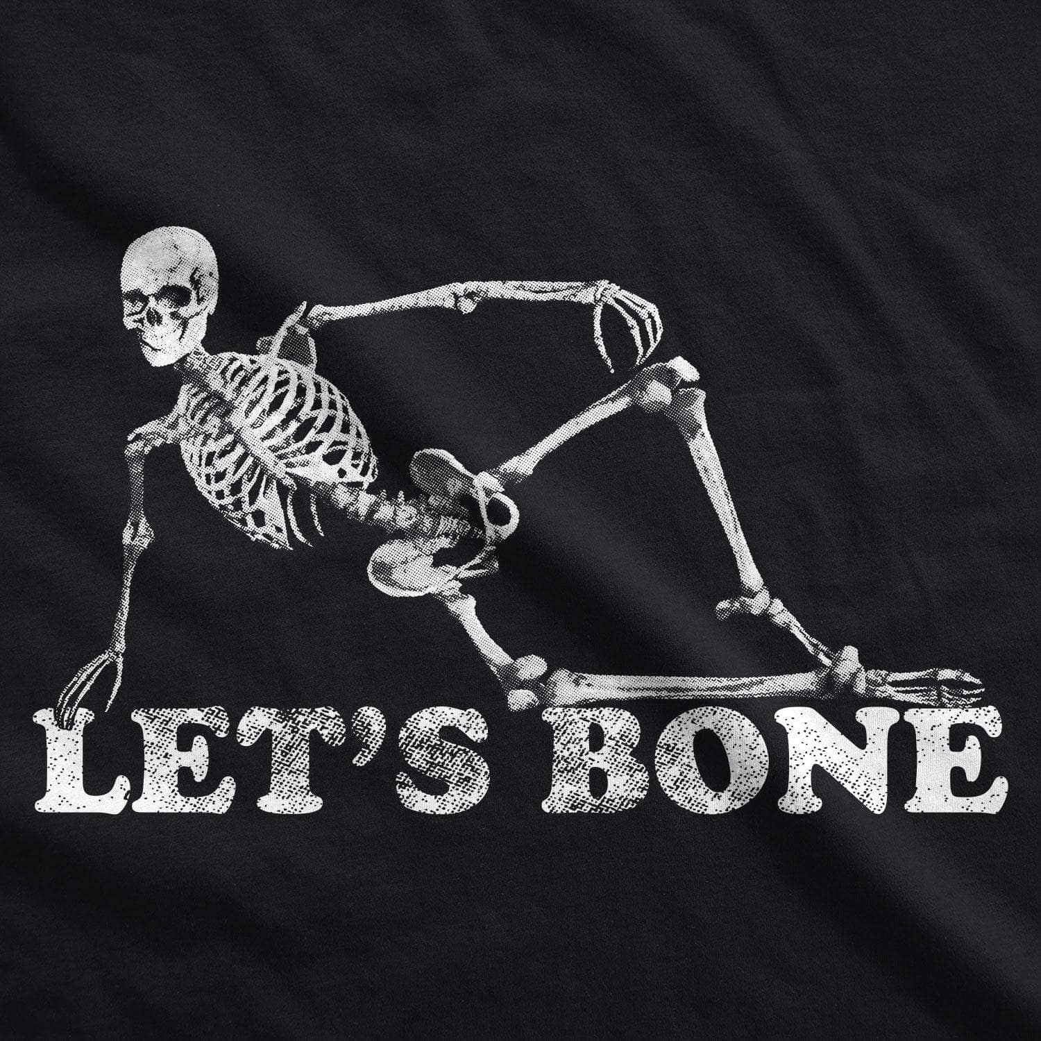 Let's Bone Men's Tshirt  -  Crazy Dog T-Shirts