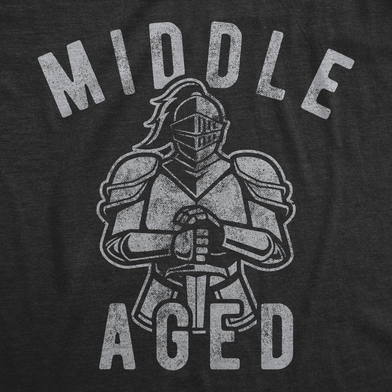 Middle Aged Men's Tshirt - Crazy Dog T-Shirts