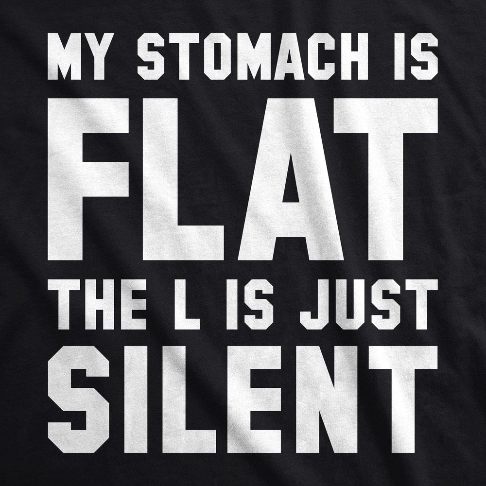 My Stomach Is Flat Men's Tshirt  -  Crazy Dog T-Shirts