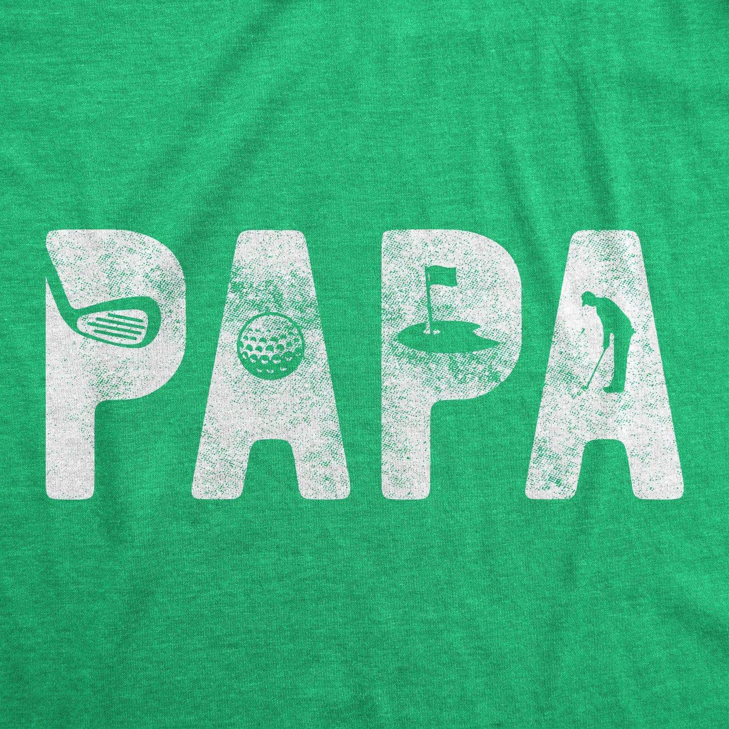 Papa Golf Men's Tshirt - Crazy Dog T-Shirts
