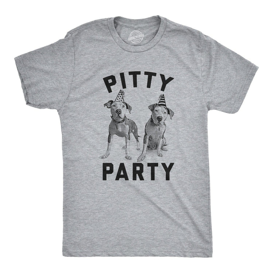 Pitty Party Men's Tshirt  -  Crazy Dog T-Shirts