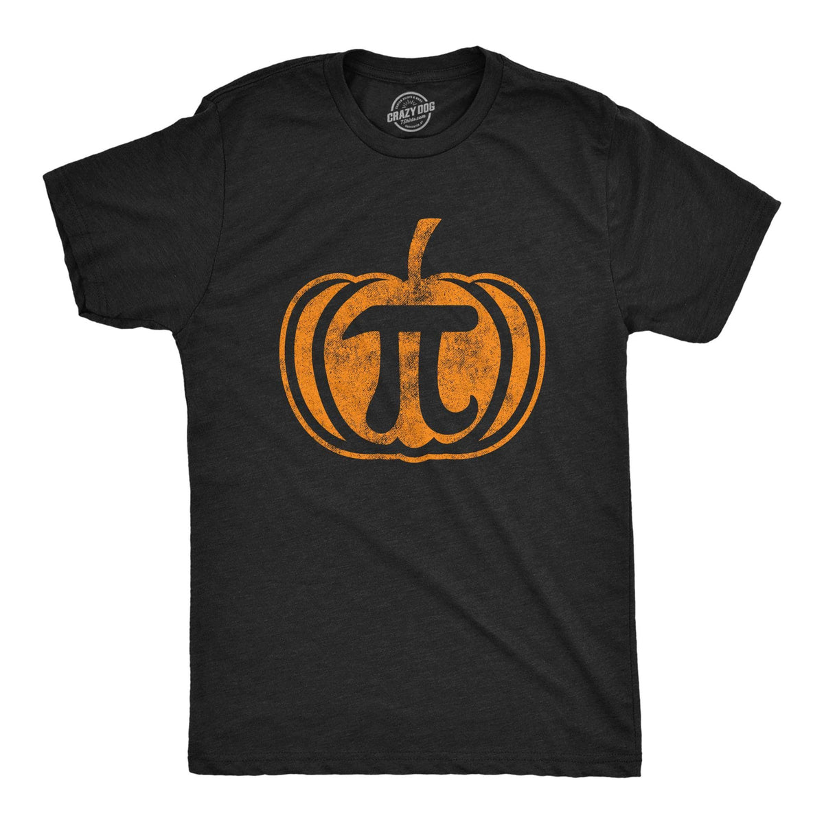 Pumpkin Pi Men&#39;s Tshirt  -  Crazy Dog T-Shirts