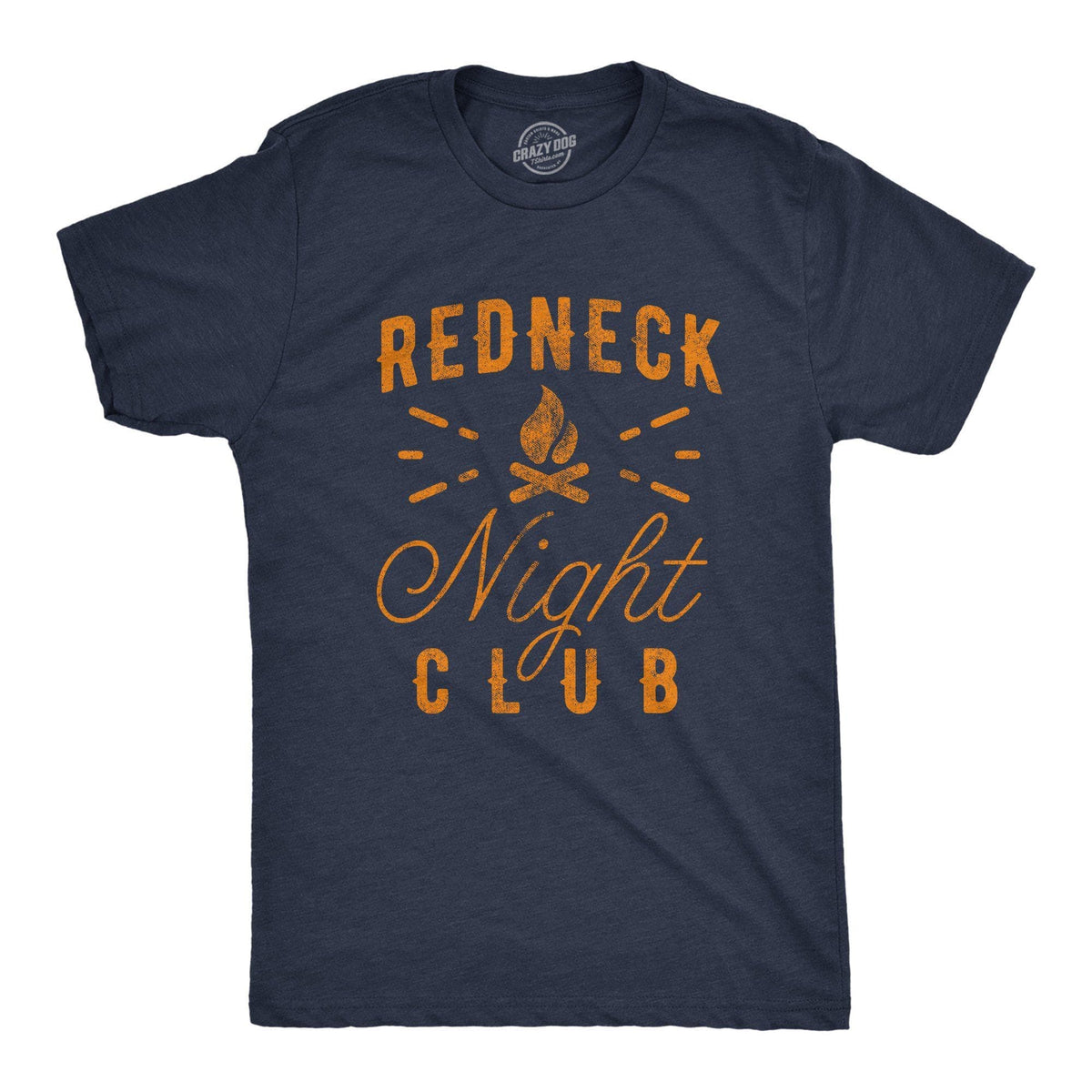 Redneck Night Club Men&#39;s Tshirt - Crazy Dog T-Shirts