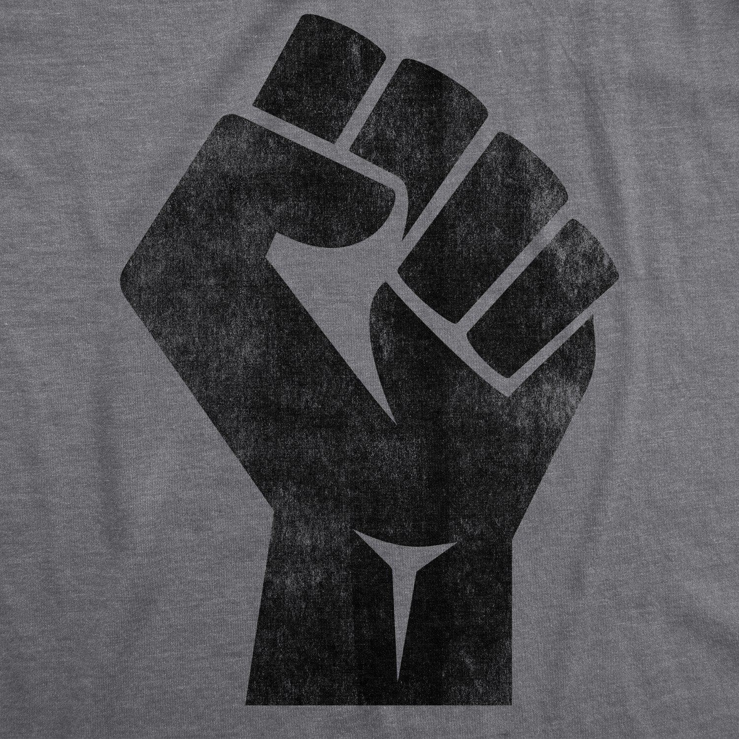 Revolution Fist Men's Tshirt  -  Crazy Dog T-Shirts