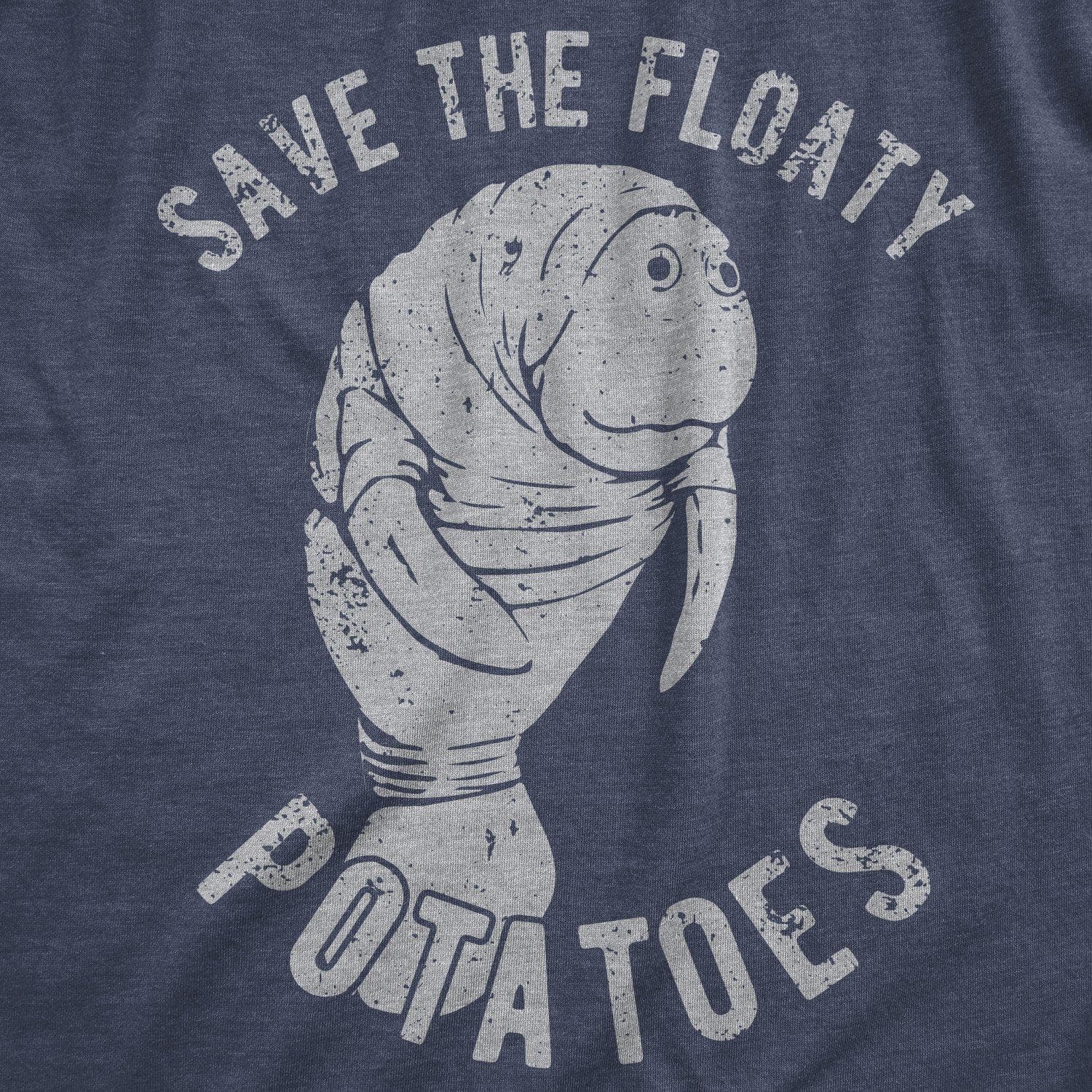 Save The Floaty Potatoes Men's Tshirt - Crazy Dog T-Shirts