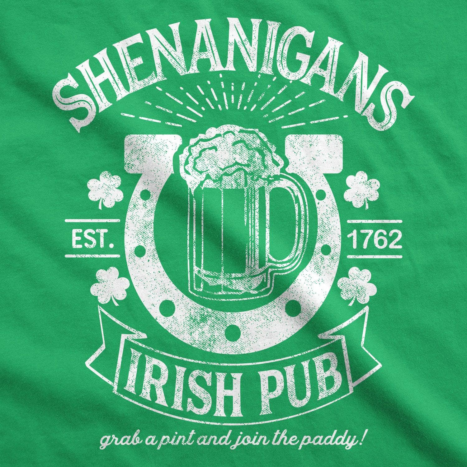 Shenanigans Irish Pub Men's Tshirt  -  Crazy Dog T-Shirts