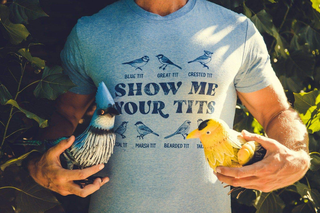 Show Me Your Tits Men's Tshirt - Crazy Dog T-Shirts