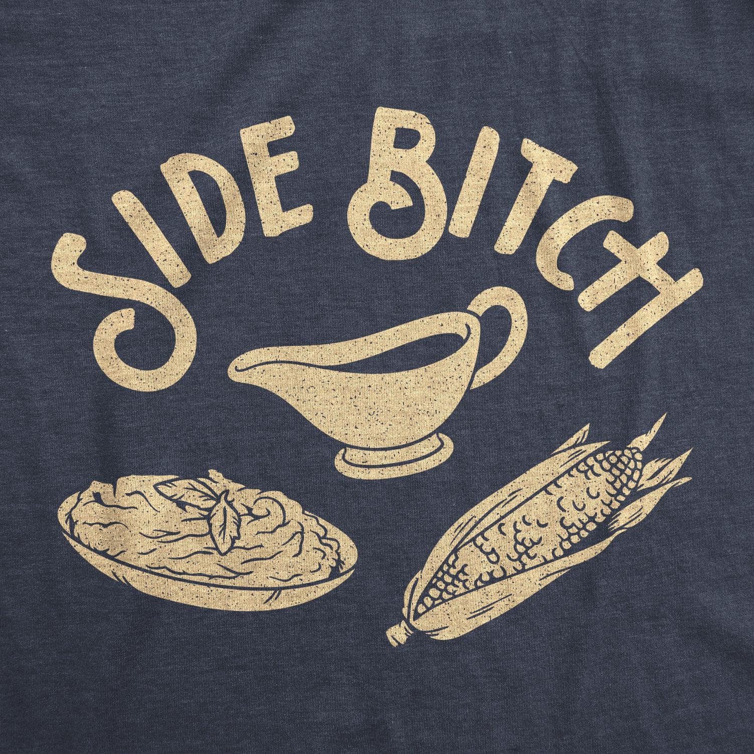 Side Bitch Men's Tshirt  -  Crazy Dog T-Shirts