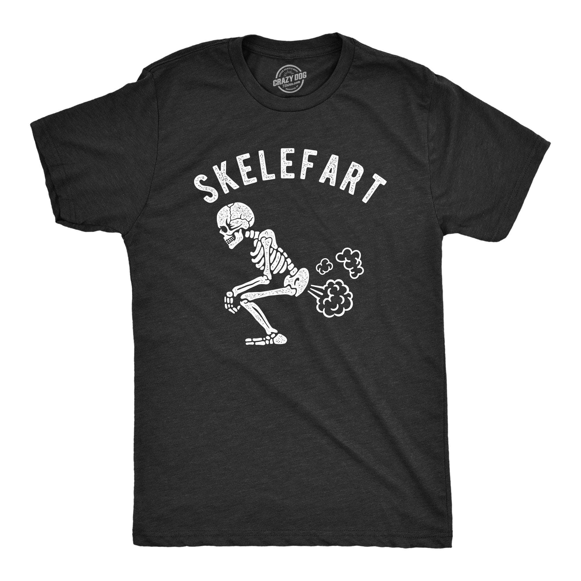 Skelefart Men's Tshirt - Crazy Dog T-Shirts