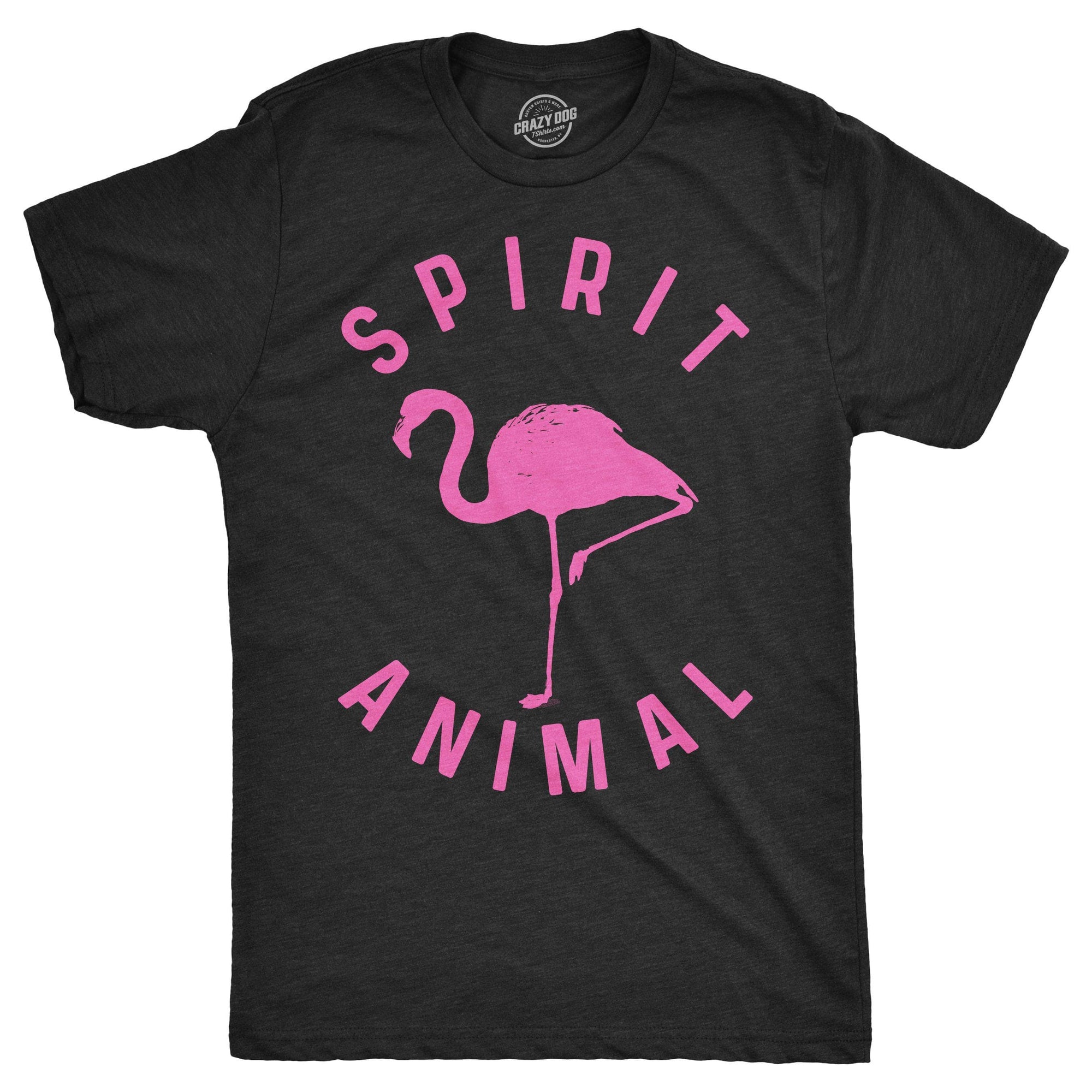 Spirit Animal Men's Tshirt  -  Crazy Dog T-Shirts
