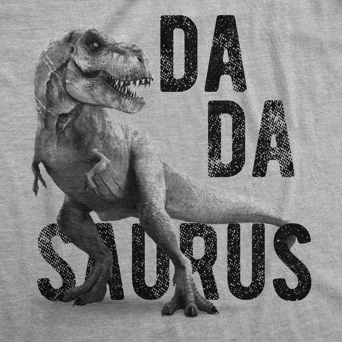 T-Rex Dadasaurus Men&#39;s Tshirt - Crazy Dog T-Shirts