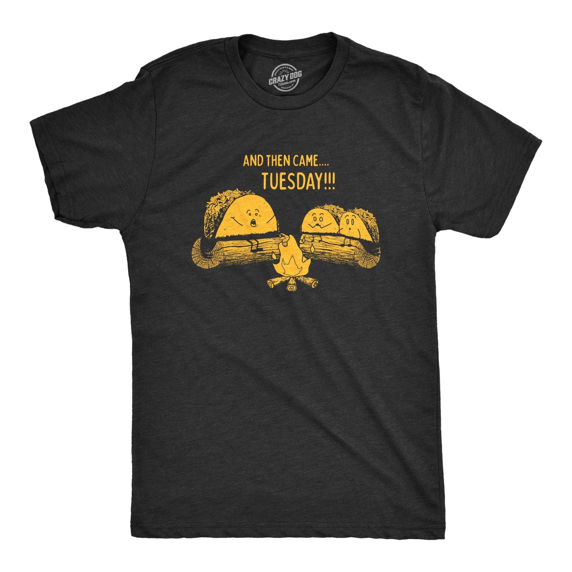 Taco Tuesday Ghost Story Men's Tshirt - Crazy Dog T-Shirts