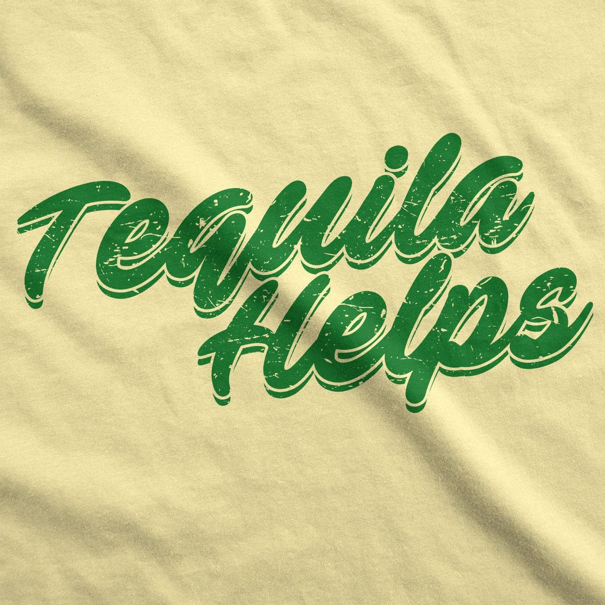 Tequila Helps Men&#39;s Tshirt  -  Crazy Dog T-Shirts