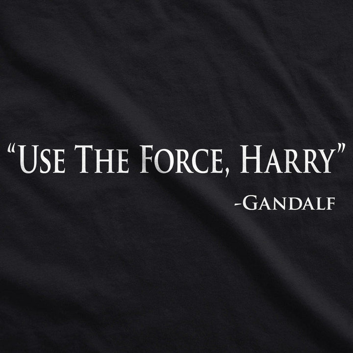 Use The Force Harry Men's Tshirt  -  Crazy Dog T-Shirts