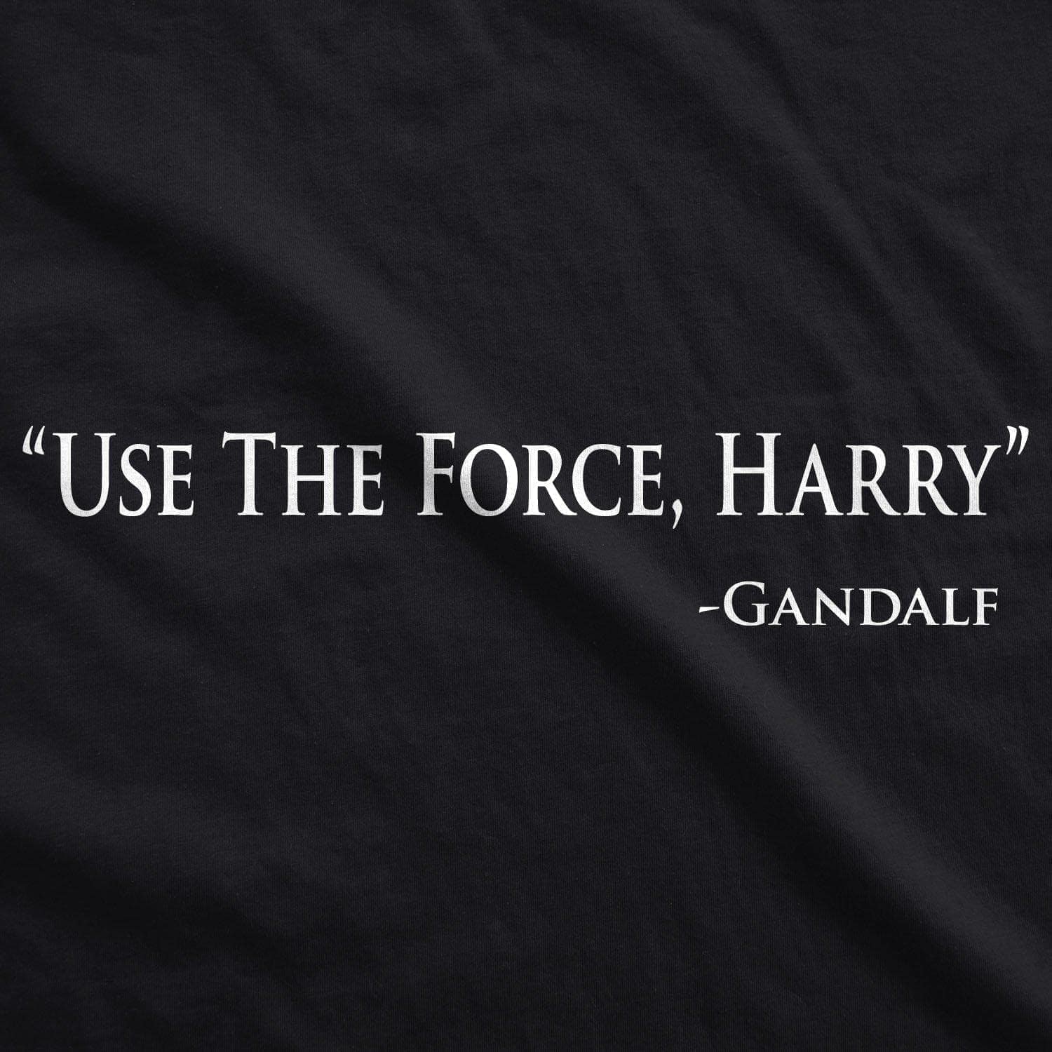Use The Force Harry Men's Tshirt  -  Crazy Dog T-Shirts