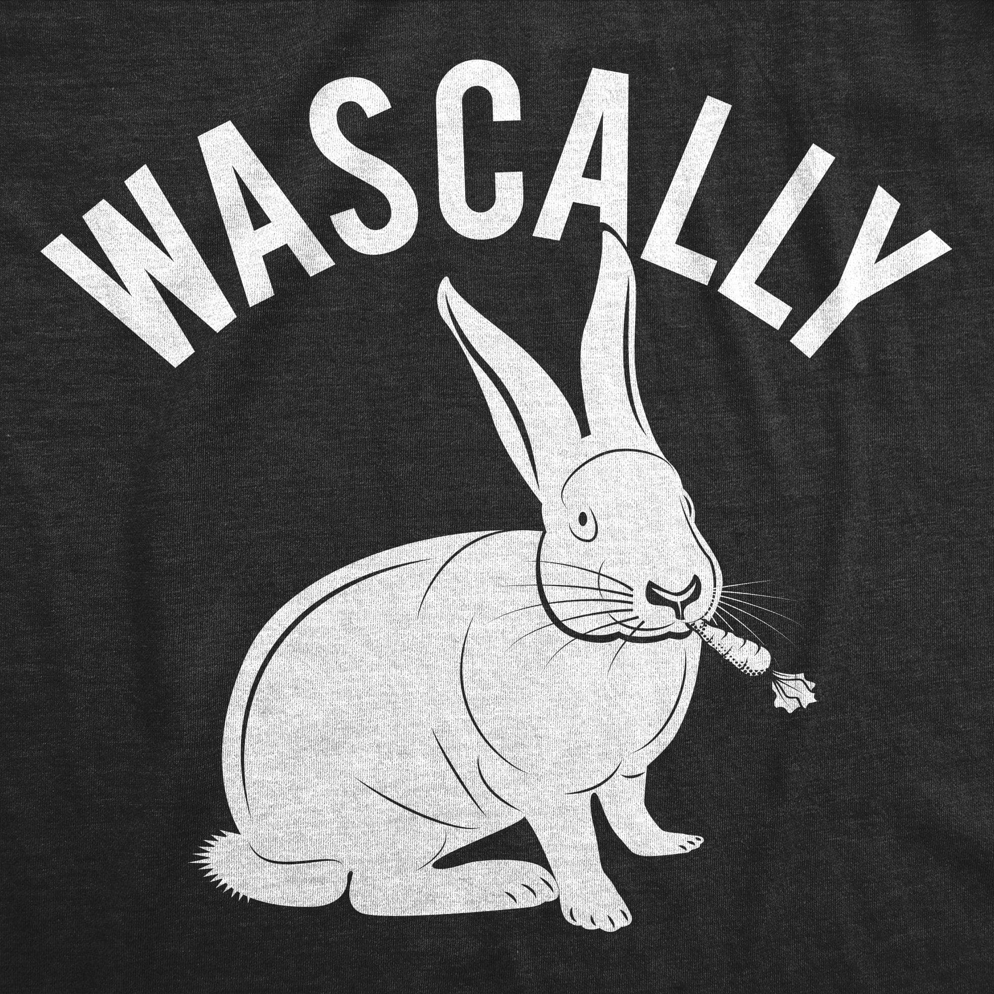 Wascally Rabbit Men's Tshirt  -  Crazy Dog T-Shirts