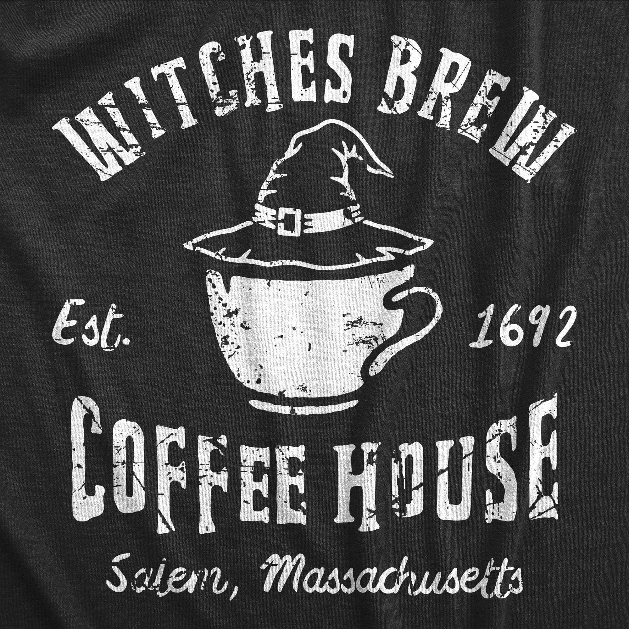 Witches Brew Coffee House Men's Tshirt  -  Crazy Dog T-Shirts