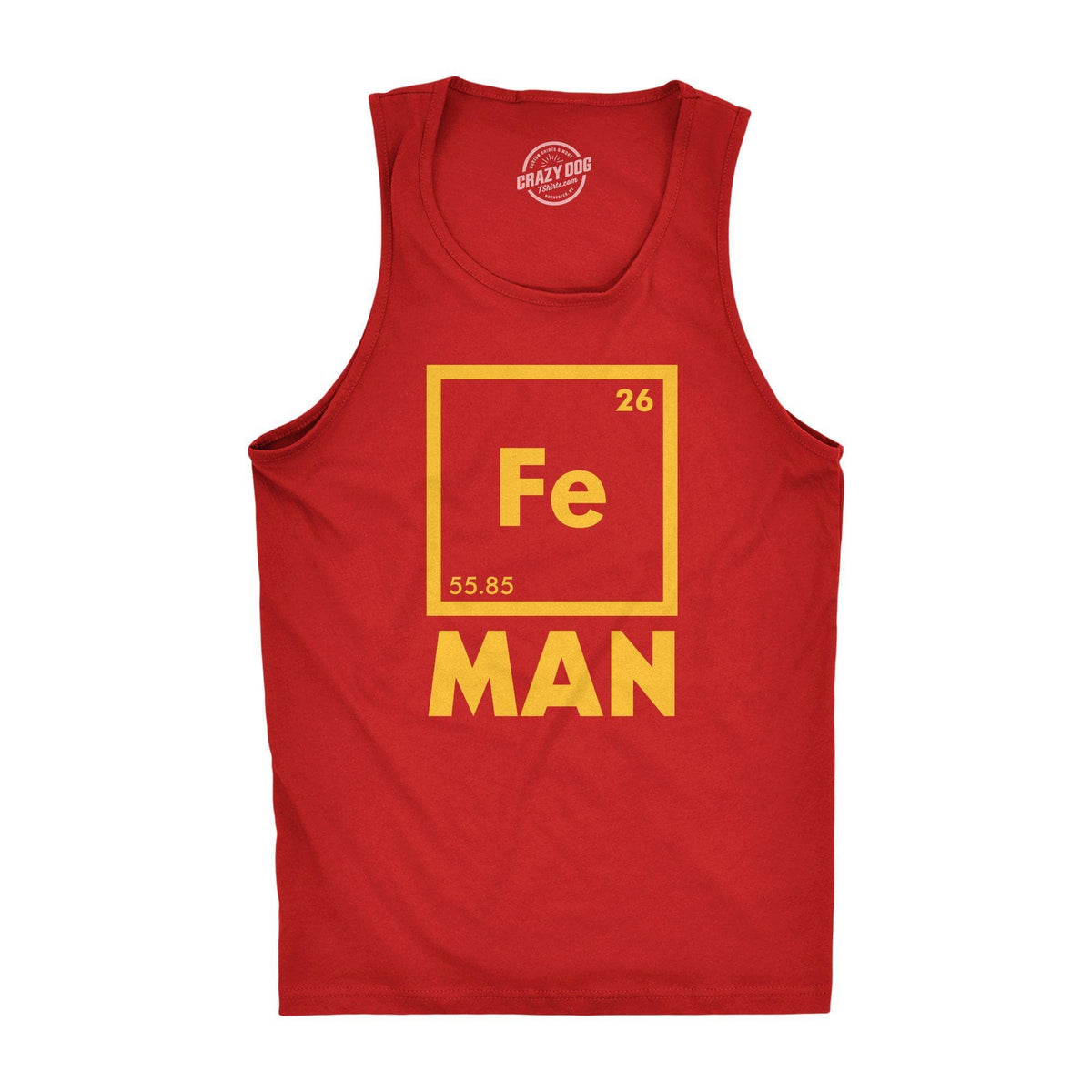 Iron Man Men&#39;s Tank Top - Crazy Dog T-Shirts