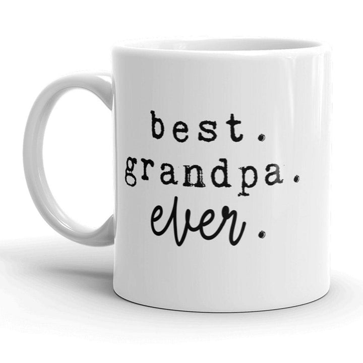 Best Grandpa Ever Mug  -  Crazy Dog T-Shirts