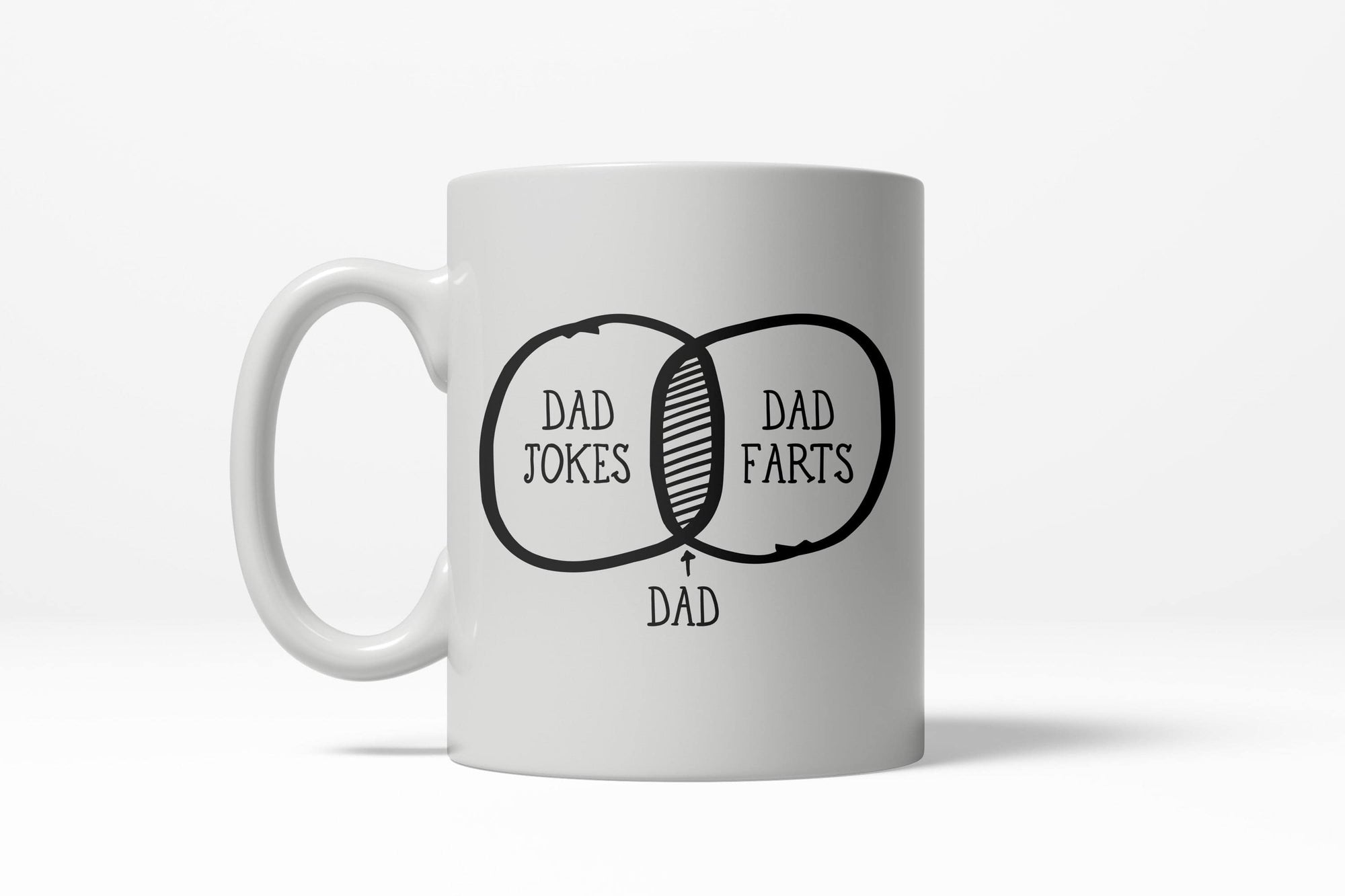 Dad Venn Diagram Mug  -  Crazy Dog T-Shirts