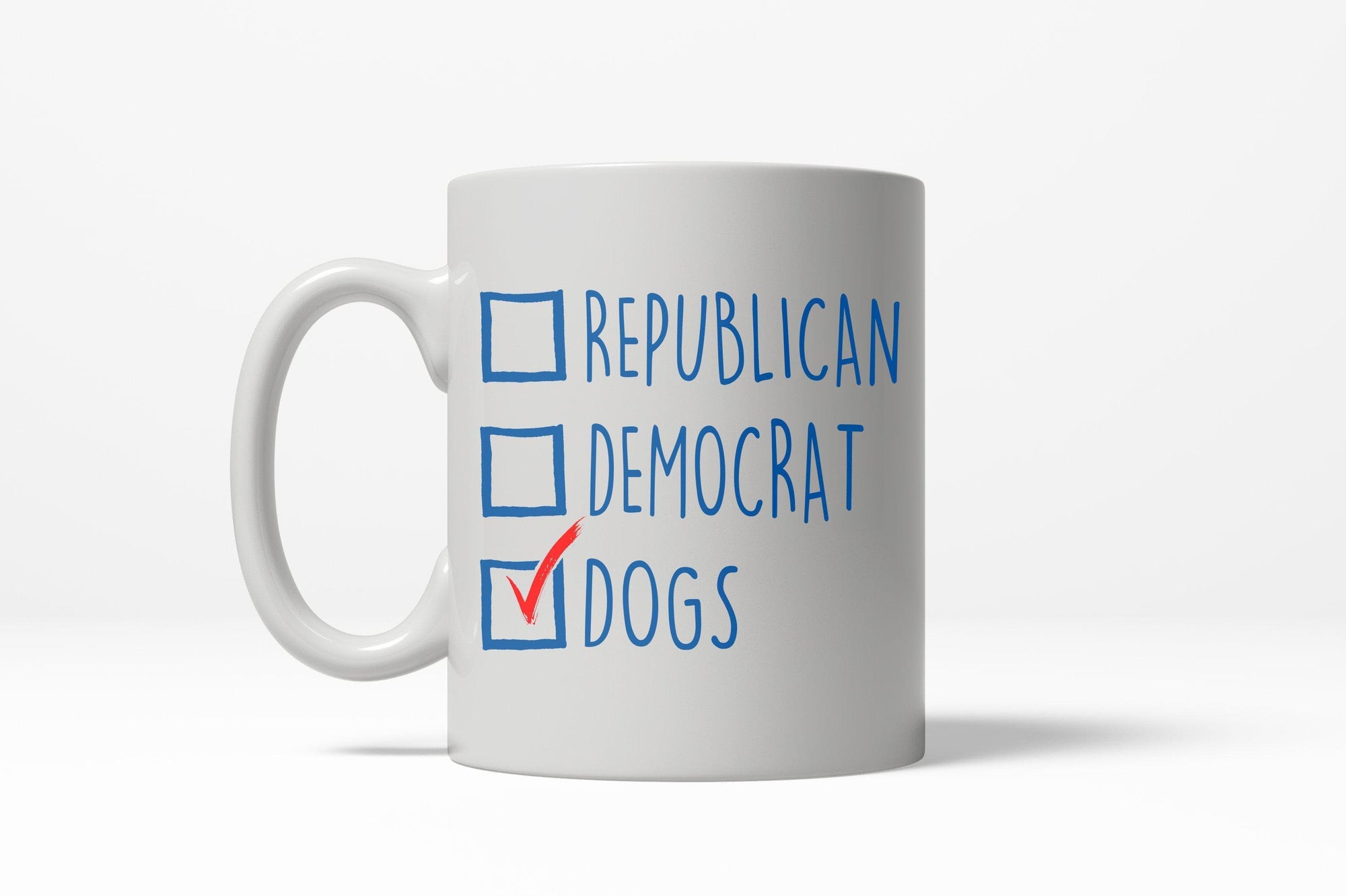 I Voted Dogs Mug - Crazy Dog T-Shirts