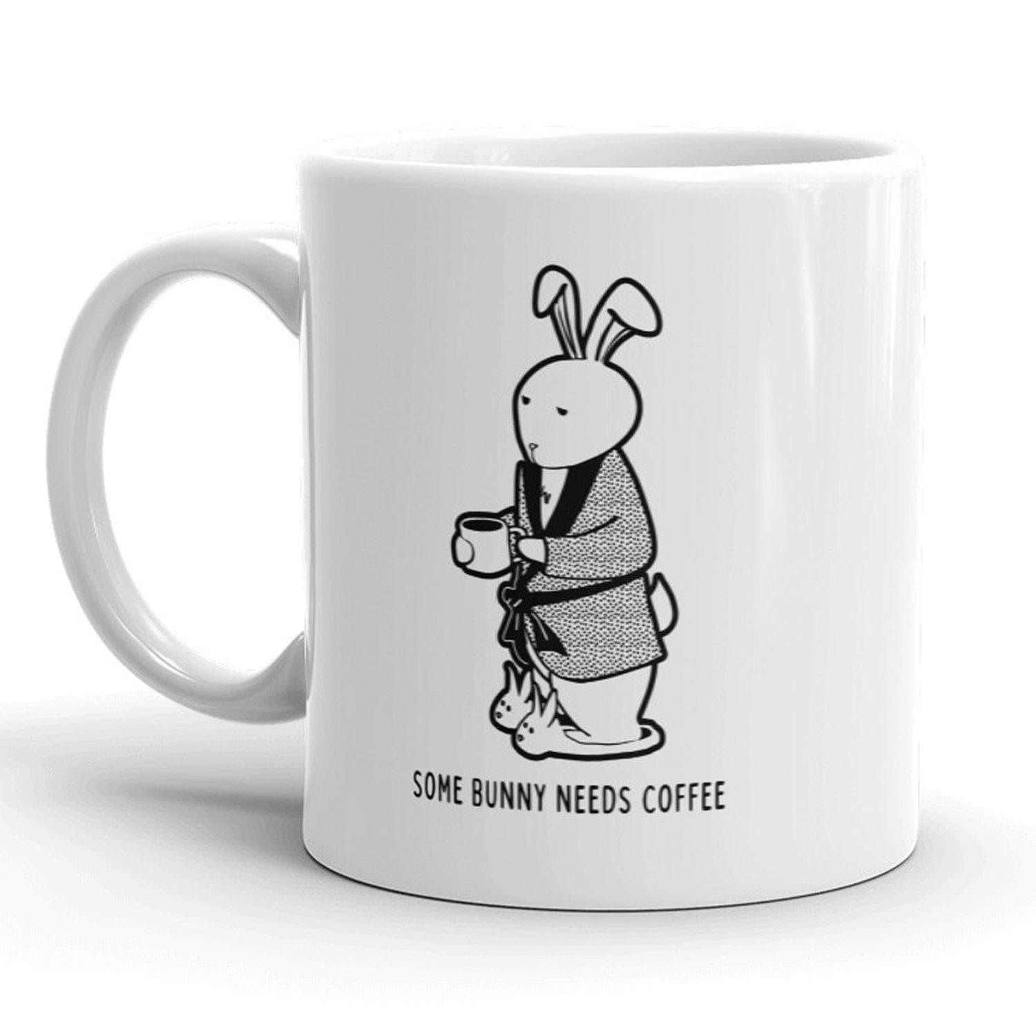 Some Bunny Needs Coffee Mug - Crazy Dog T-Shirts