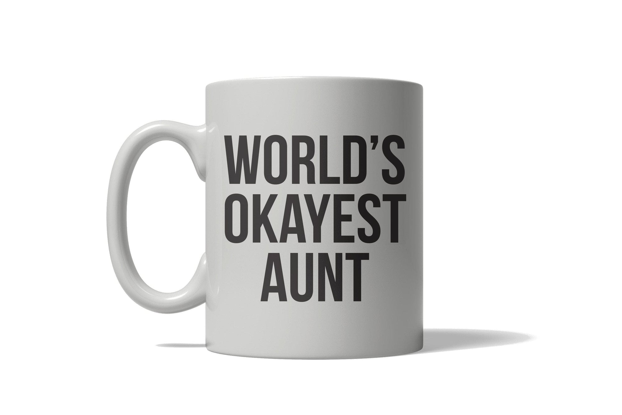 World's Okayest Aunt Mug - Crazy Dog T-Shirts