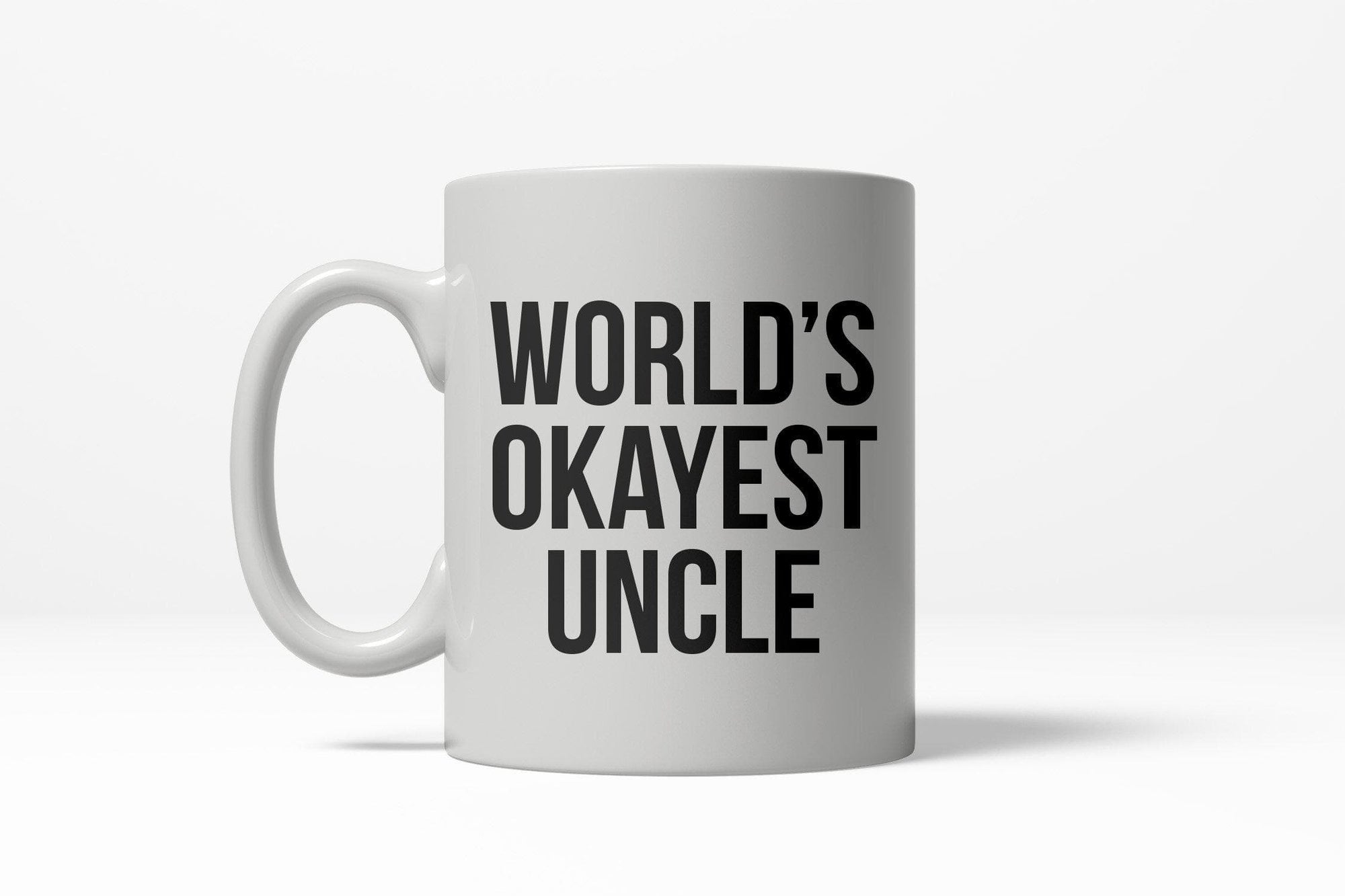 World's Okayest Uncle Mug - Crazy Dog T-Shirts
