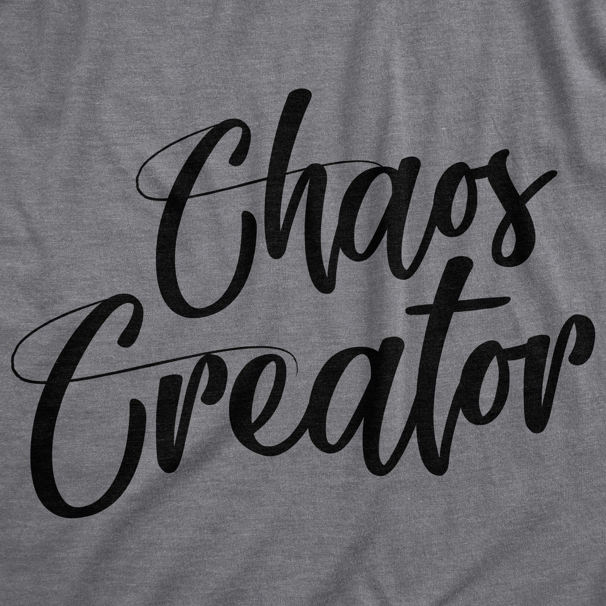 Chaos Creator Toddler Tshirt - Crazy Dog T-Shirts